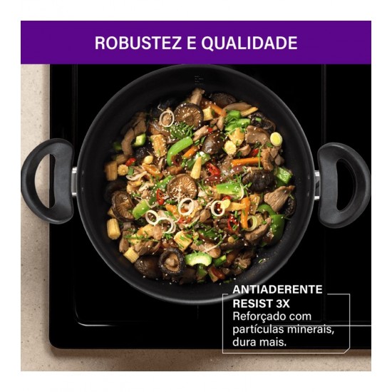 Caçarola 2l 20cm Robusta Grafite